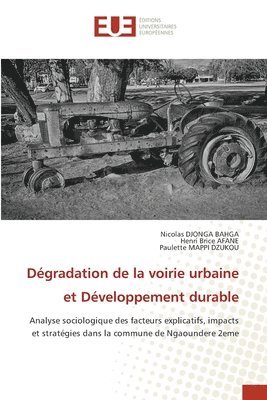 bokomslag Dgradation de la voirie urbaine et Dveloppement durable