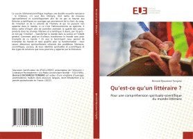 Qu'est-ce qu'un littraire ? 1