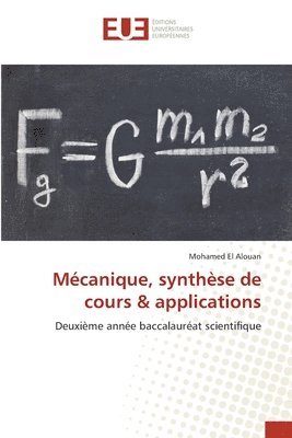 bokomslag Mécanique, synthèse de cours & applications