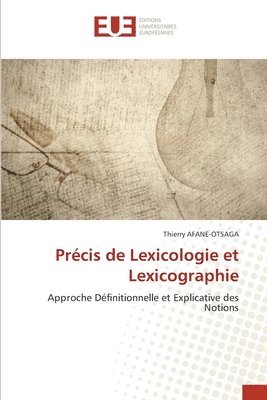 bokomslag Prcis de Lexicologie et Lexicographie