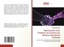 bokomslag Optimisation d'un Problme de Contact par Rseaux Neuronaux Profonds