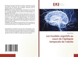 bokomslag Les troubles cognitifs au cours de l'pilepsie temporale de l'adulte