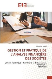 bokomslag Gestion Et Pratique de l'Analyse Financire Des Socits