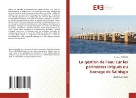 gestion de l'eau sur les périmètres irrigués du barrage de Salbisgo 1