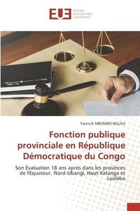 bokomslag Fonction publique provinciale en République Démocratique du Congo