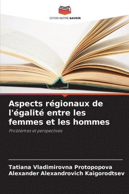 bokomslag Aspects rgionaux de l'galit entre les femmes et les hommes