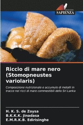 bokomslag Riccio di mare nero (Stomopneustes variolaris)