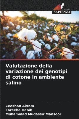 bokomslag Valutazione della variazione dei genotipi di cotone in ambiente salino