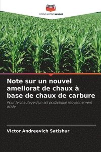 bokomslag Note sur un nouvel ameliorat de chaux à base de chaux de carbure