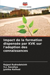 bokomslag Impact de la formation dispensée par KVK sur l'adoption des connaissances