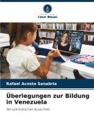 bokomslag Überlegungen zur Bildung in Venezuela