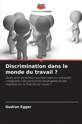bokomslag Discrimination dans le monde du travail ?