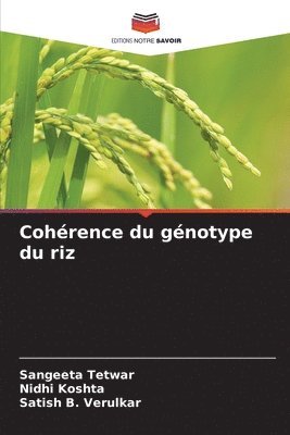 bokomslag Cohérence du génotype du riz