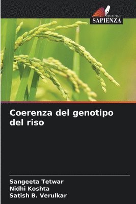 bokomslag Coerenza del genotipo del riso