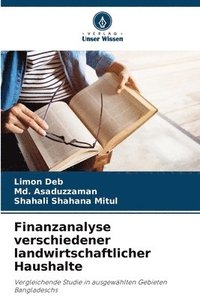 bokomslag Finanzanalyse verschiedener landwirtschaftlicher Haushalte