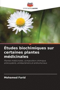 bokomslag Études biochimiques sur certaines plantes médicinales