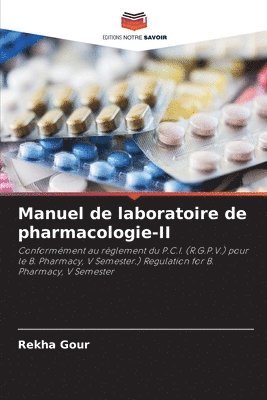 Manuel de laboratoire de pharmacologie-II 1