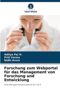 bokomslag Forschung zum Webportal fr das Management von Forschung und Entwicklung