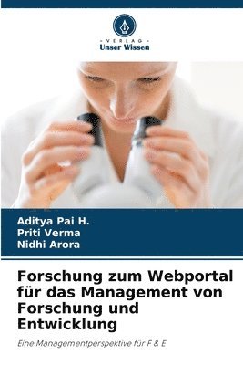 bokomslag Forschung zum Webportal fr das Management von Forschung und Entwicklung