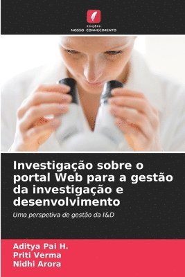 Investigao sobre o portal Web para a gesto da investigao e desenvolvimento 1