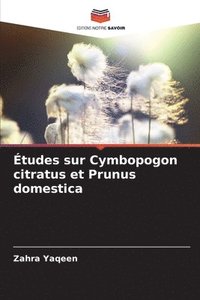 bokomslag tudes sur Cymbopogon citratus et Prunus domestica