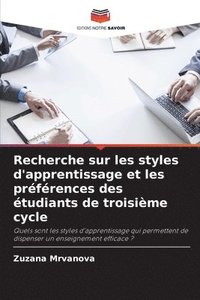 bokomslag Recherche sur les styles d'apprentissage et les prfrences des tudiants de troisime cycle