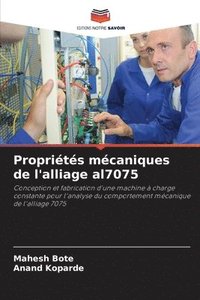 bokomslag Proprits mcaniques de l'alliage al7075