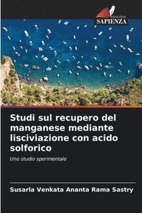 bokomslag Studi sul recupero del manganese mediante lisciviazione con acido solforico