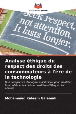 bokomslag Analyse thique du respect des droits des consommateurs  l're de la technologie