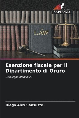 bokomslag Esenzione fiscale per il Dipartimento di Oruro