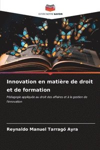 bokomslag Innovation en matire de droit et de formation