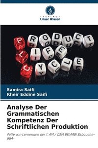 bokomslag Analyse Der Grammatischen Kompetenz Der Schriftlichen Produktion