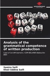 bokomslag Analysis of the grammatical competence of written production