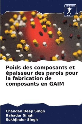 Poids des composants et paisseur des parois pour la fabrication de composants en GAIM 1