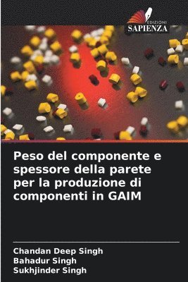 Peso del componente e spessore della parete per la produzione di componenti in GAIM 1
