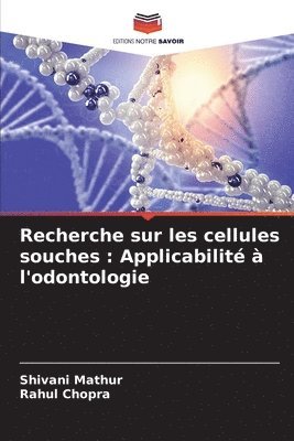 bokomslag Recherche sur les cellules souches