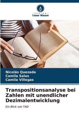 bokomslag Transpositionsanalyse bei Zahlen mit unendlicher Dezimalentwicklung