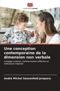 bokomslag Une conception contemporaine de la dimension non verbale