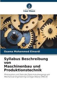 bokomslag Syllabus Beschreibung von Maschinenbau und Produktionstechnik