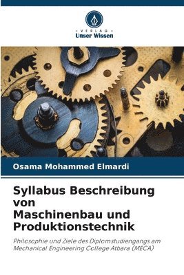 Syllabus Beschreibung von Maschinenbau und Produktionstechnik 1