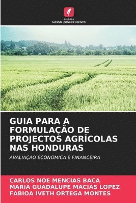 bokomslag Guia Para a Formulao de Projectos Agrcolas NAS Honduras