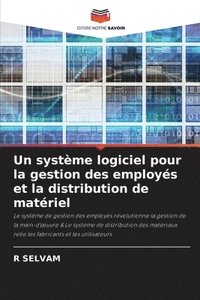 bokomslag Un systme logiciel pour la gestion des employs et la distribution de matriel