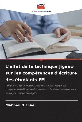 bokomslag L'effet de la technique Jigsaw sur les comptences d'criture des tudiants EFL