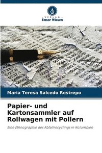 bokomslag Papier- und Kartonsammler auf Rollwagen mit Pollern