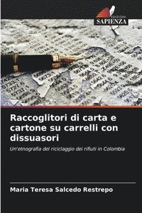 bokomslag Raccoglitori di carta e cartone su carrelli con dissuasori