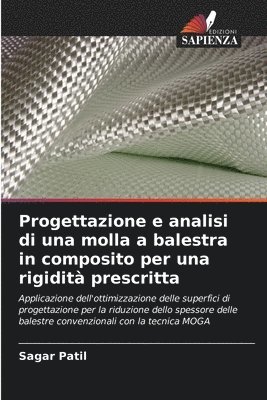 bokomslag Progettazione e analisi di una molla a balestra in composito per una rigidit prescritta