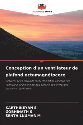 Conception d'un ventilateur de plafond octamagntocore 1