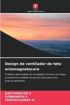 Design de ventilador de teto octamagnetocore 1