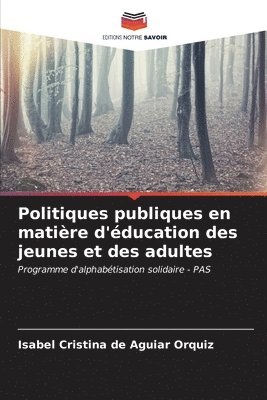 bokomslag Politiques publiques en matire d'ducation des jeunes et des adultes