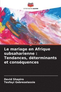 bokomslag Le mariage en Afrique subsaharienne